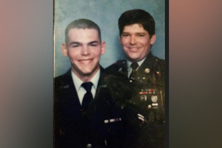 Shaffer, left, served nearly three years as an Airman in the United States Air Force.