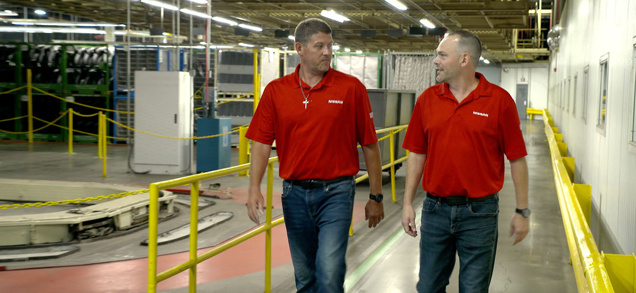 Bredeson, left, is a tech line specialist. Shaffer, right, is a data analyst at the Nissan Smyrna Manufacturing Plant.