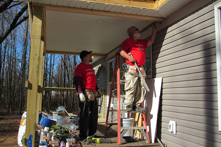 Steve Koelbl (right), senior quality assurance engineer at Nissan’s Decherd Powertrain Assembly Plant, took part in the Carter Work Project, which he called a “once-in-a-lifetime experience.” Also the Building Co-Chair and current President of Habitat for Humanity in Warren County, Tennessee, he is currently volunteering on his 35th home.